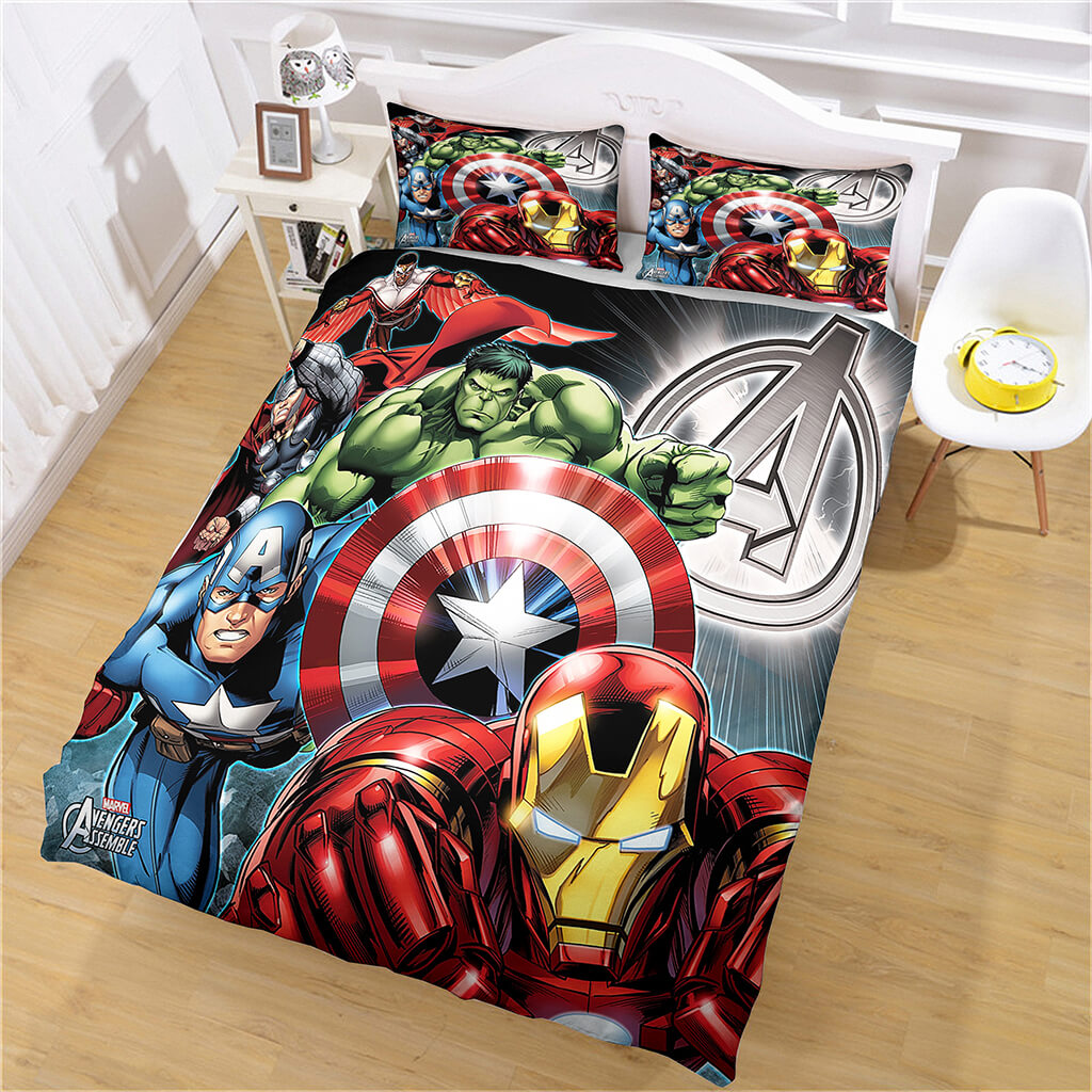 2024 NEW Marvel Avengers Bedding Set Quilt Cosplay Quilt Cover Without Filler