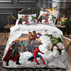 2024 NEW Avengers Bedding Set Quilt Cover Without Filler