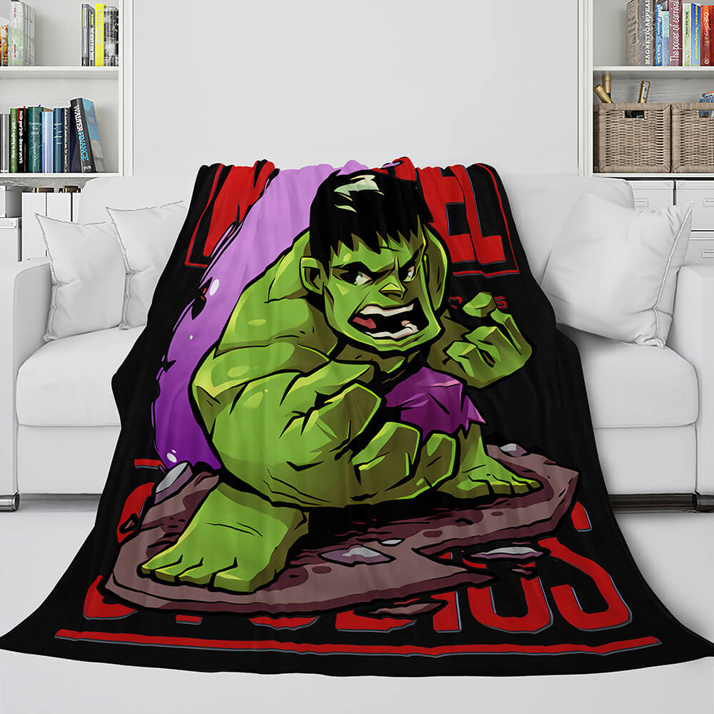 2024 NEW Marvel Hero Flannel Fleece Throw Cosplay Blanket Shawl Wrap Nap Quilt