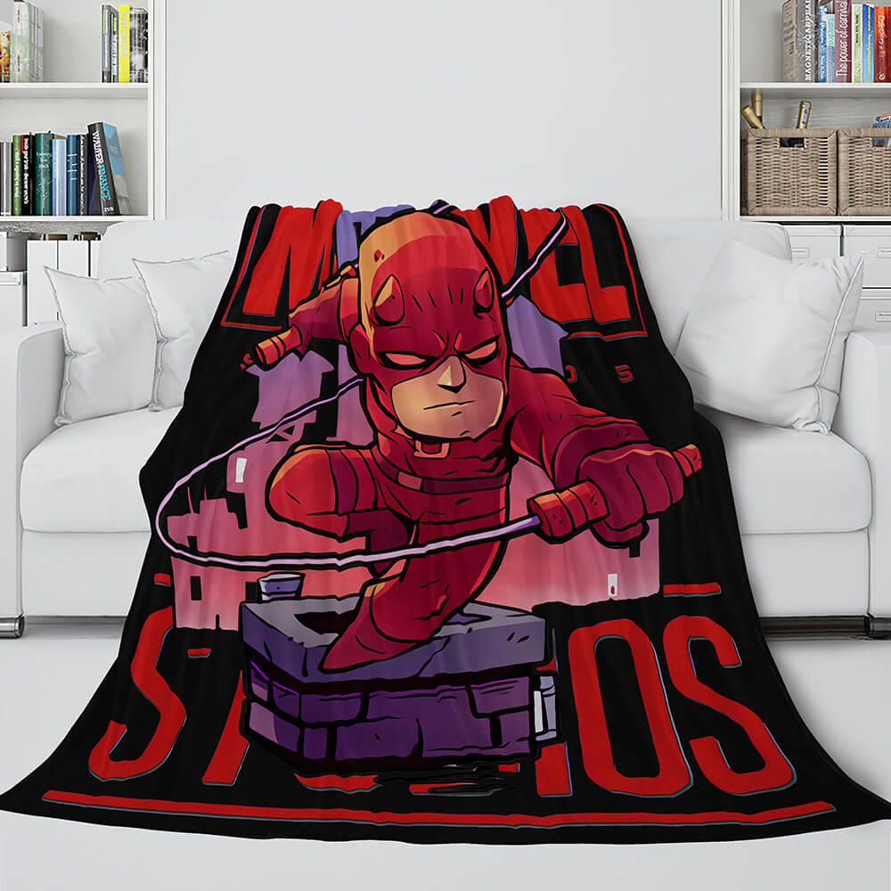 2024 NEW Marvel Hero Flannel Fleece Throw Cosplay Blanket Shawl Wrap Nap Quilt