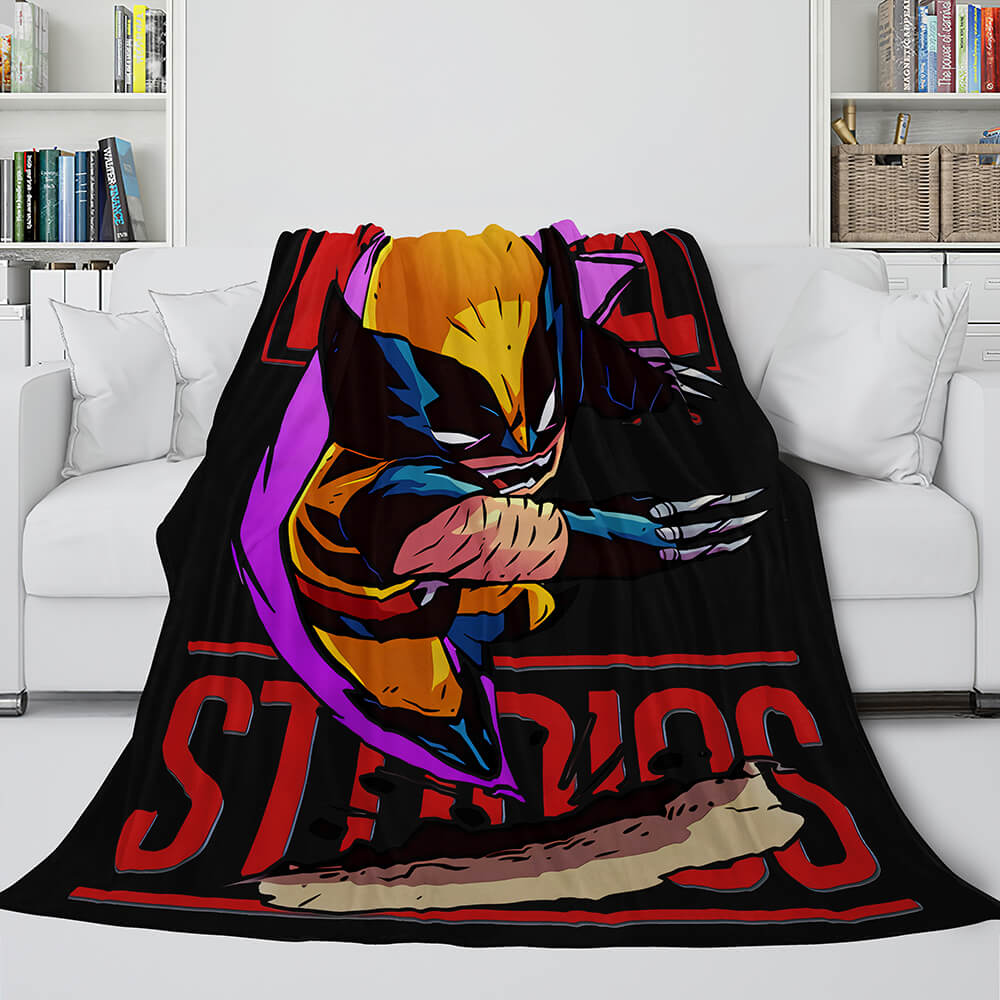 2024 NEW Marvel Hero Flannel Fleece Throw Cosplay Blanket Shawl Wrap Nap Quilt