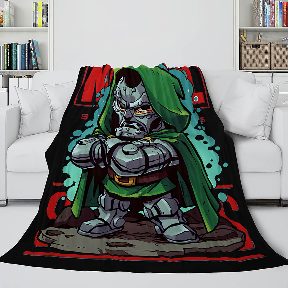 2024 NEW Marvel Hero Flannel Fleece Throw Cosplay Blanket Shawl Wrap Nap Quilt