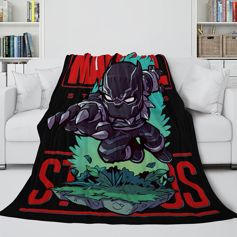 2024 NEW Marvel Hero Flannel Fleece Throw Cosplay Blanket Shawl Wrap Nap Quilt