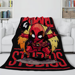 2024 NEW Marvel Hero Flannel Fleece Throw Cosplay Blanket Shawl Wrap Nap Quilt