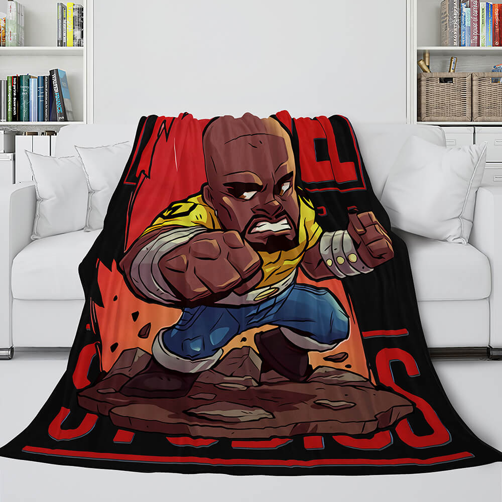 2024 NEW Marvel Hero Flannel Fleece Throw Cosplay Blanket Shawl Wrap Nap Quilt