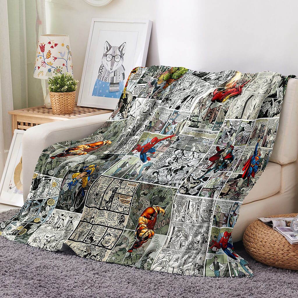 2026 NEW Marvel Spider Man Blanket Flannel Throw Room Decoration
