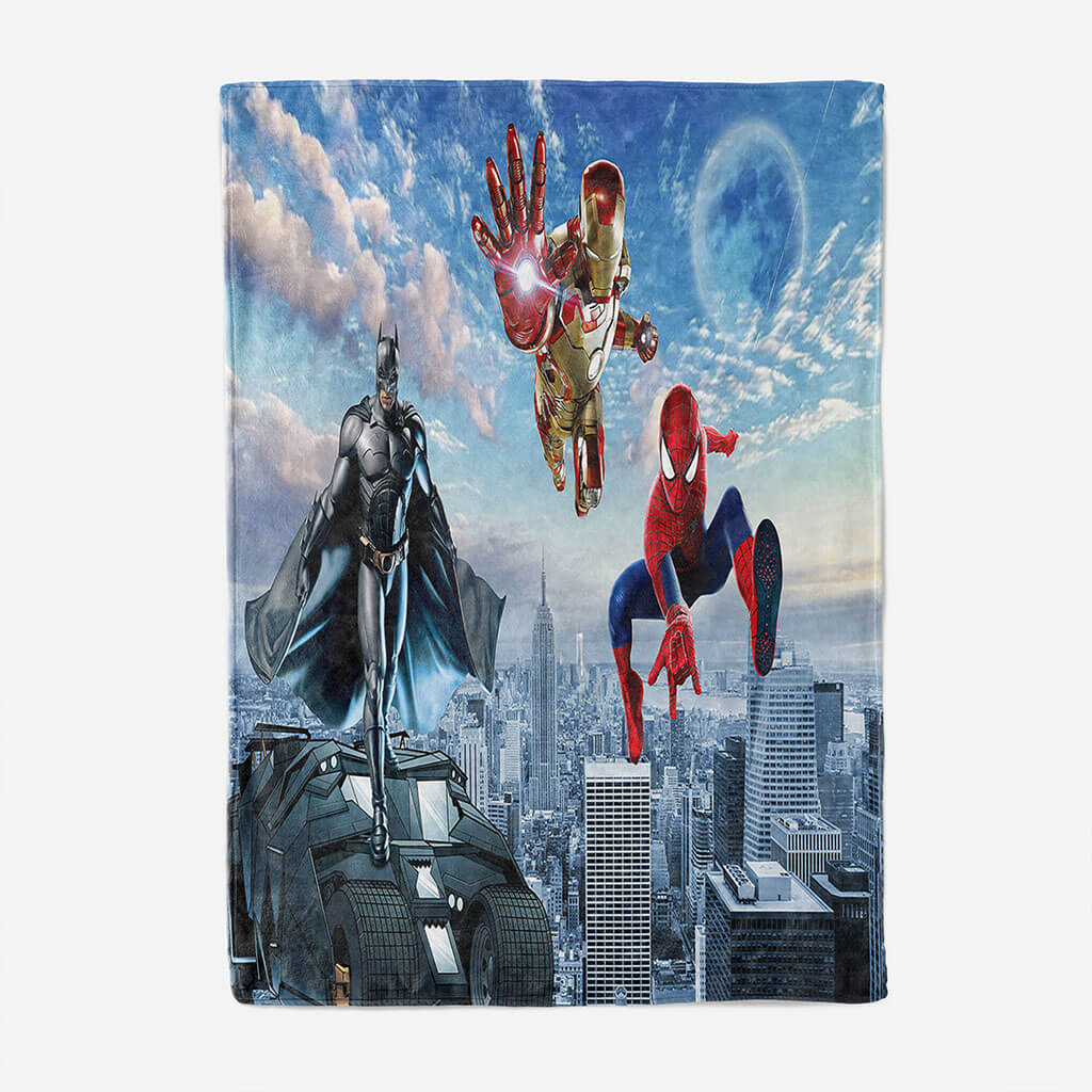 2024 NEW Marvel Spider Man Blanket Flannel Throw Room Decoration