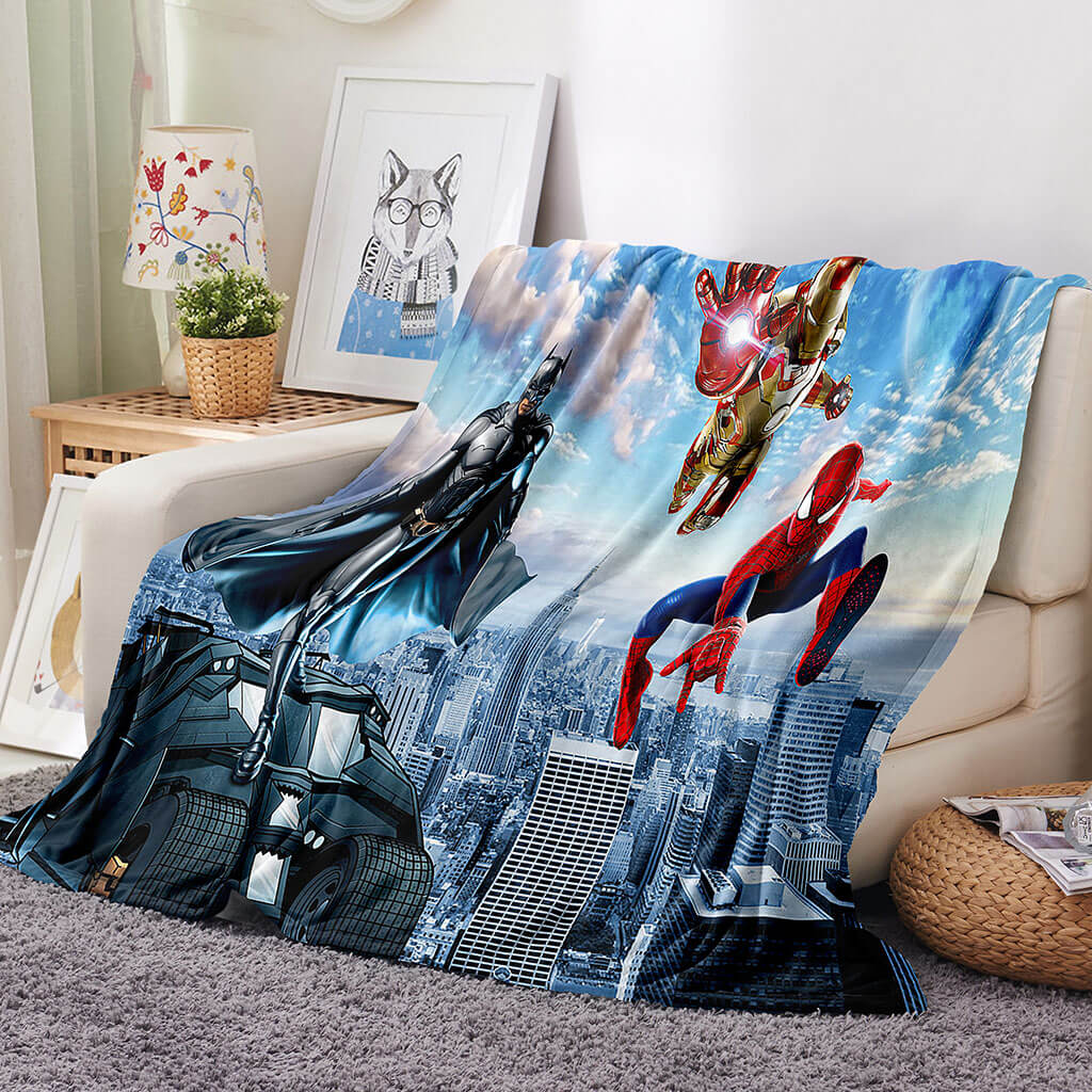 2026 NEW Marvel Spider Man Blanket Flannel Throw Room Decoration