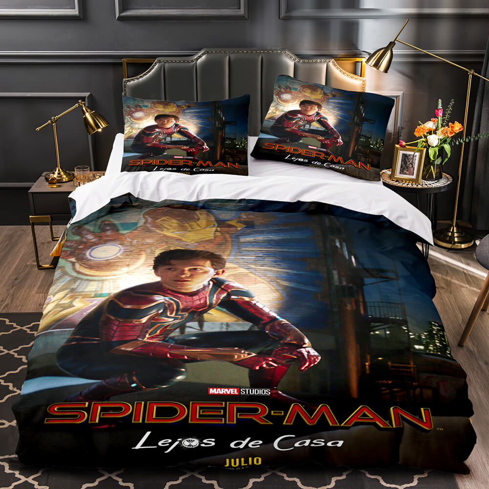 2024 NEW Marvel Spiderman Spider-Man Cosplay Bedding Set Quilt Covers Without Filler