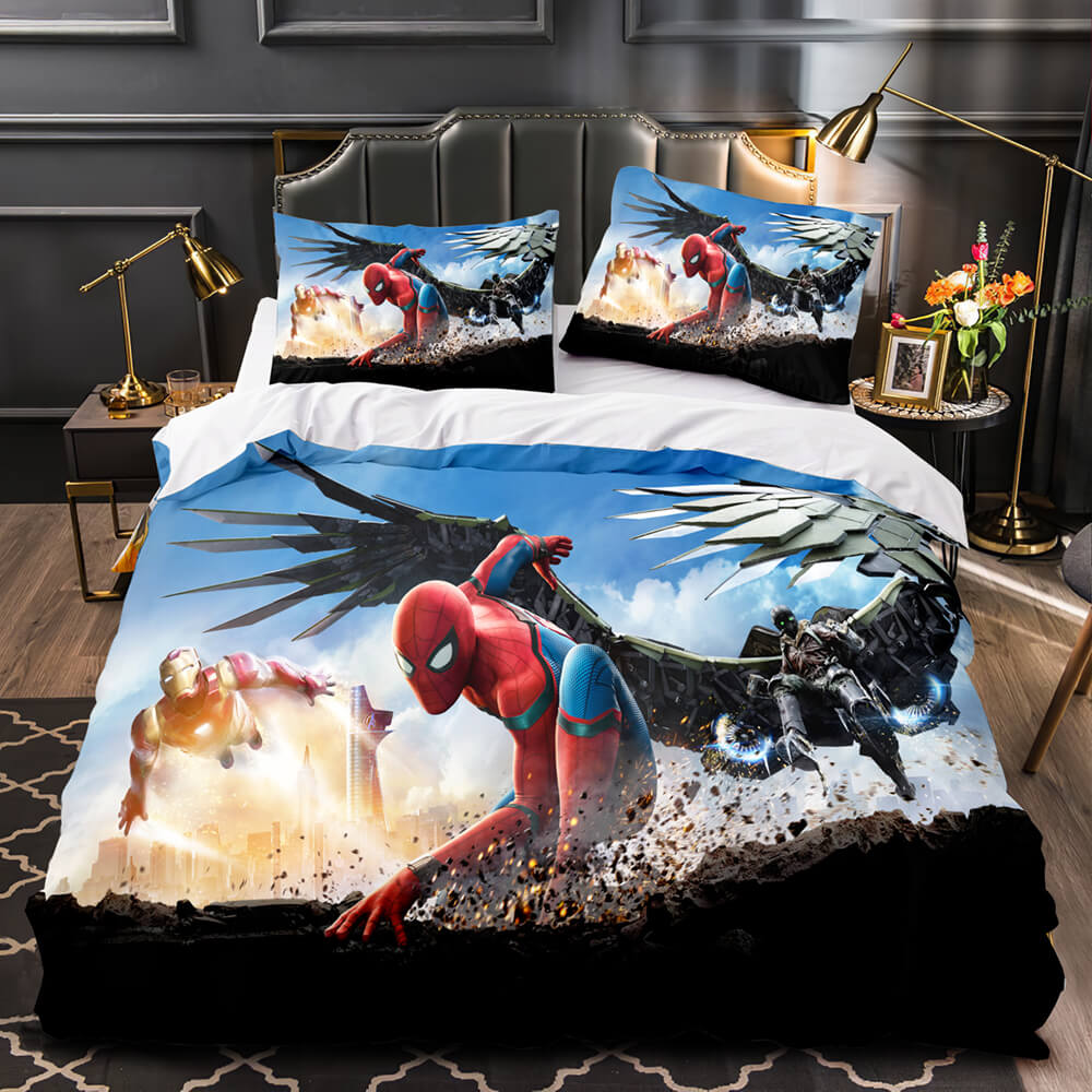 2024 NEW Marvel Spiderman Spider-Man Cosplay Bedding Set Quilt Covers Without Filler