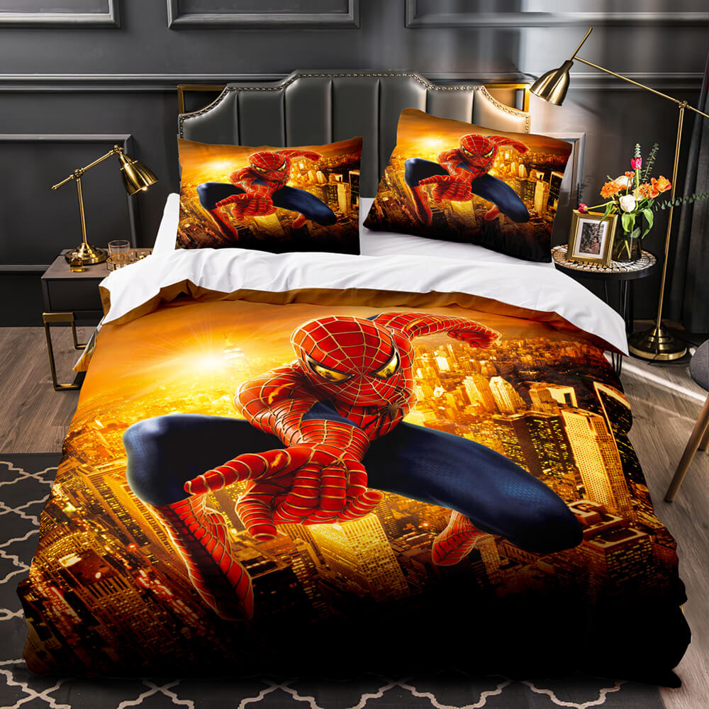 2024 NEW Marvel Spiderman Spider-Man Cosplay Bedding Set Quilt Covers Without Filler