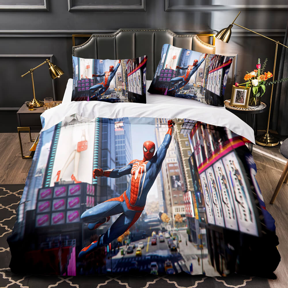 2024 NEW Marvel Spiderman Spider-Man Cosplay Bedding Set Quilt Covers Without Filler