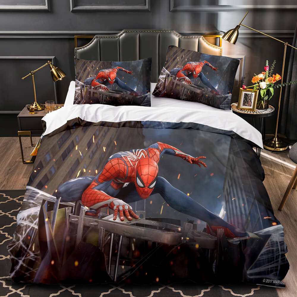 2024 NEW Marvel Spiderman Spider-Man Cosplay Bedding Set Quilt Covers Without Filler