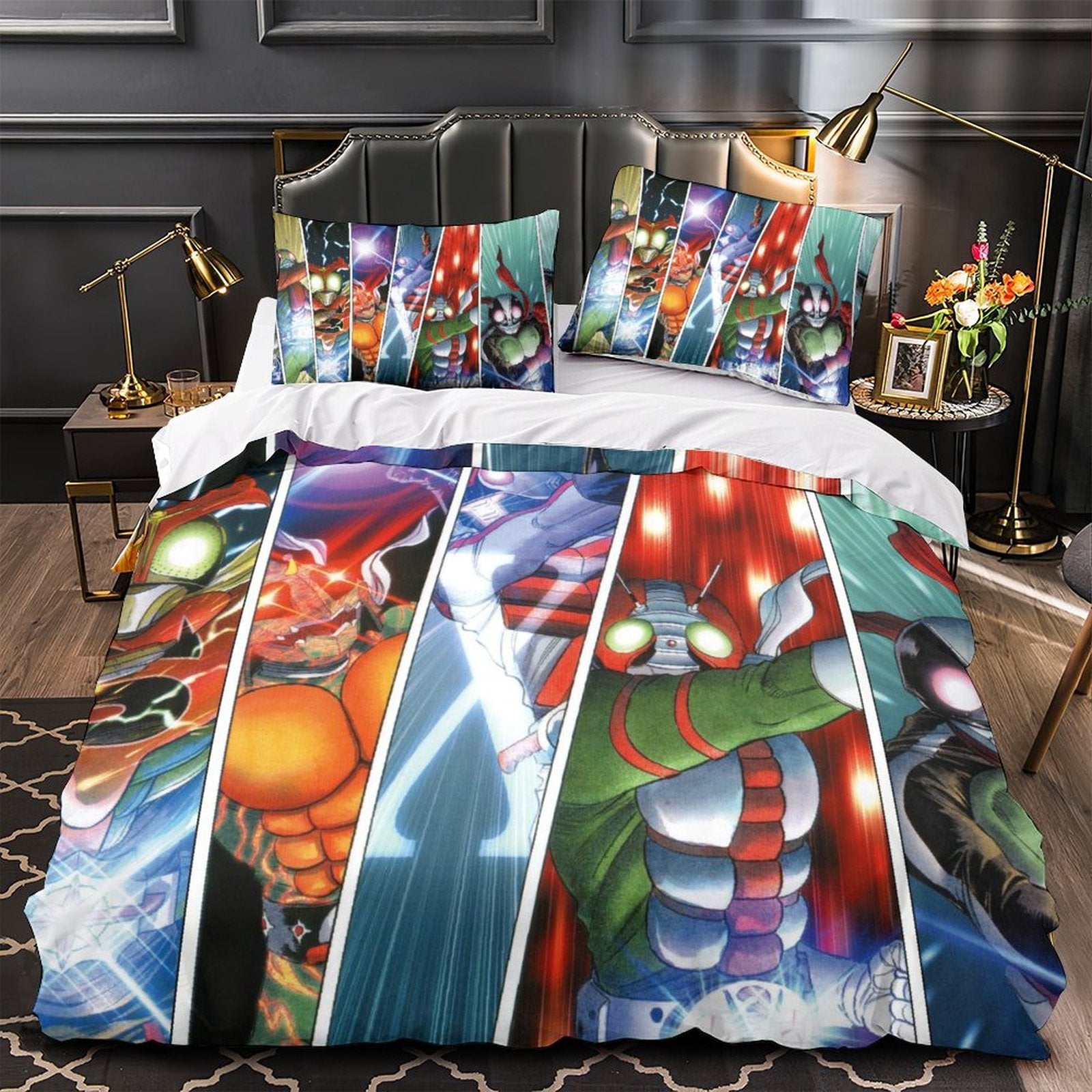 2024 NEW Masked Rider Bedding Set Quilt Cover Without Filler