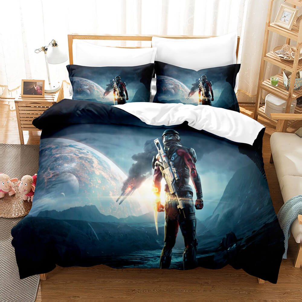 2024 NEW Mass Effect Andromeda Cosplay Bedding Sets