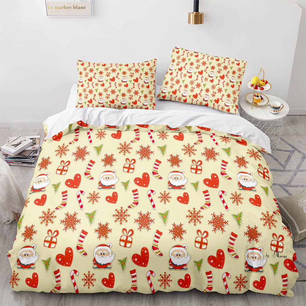 2024 NEW Merry Christmas Bedding Sets Kids Quilt Covers Room Decoration