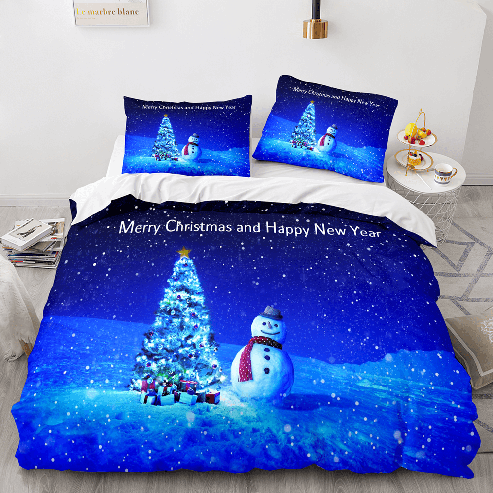 2024 NEW Merry Christmas Bedding Sets Kids Quilt Covers Room Decoration