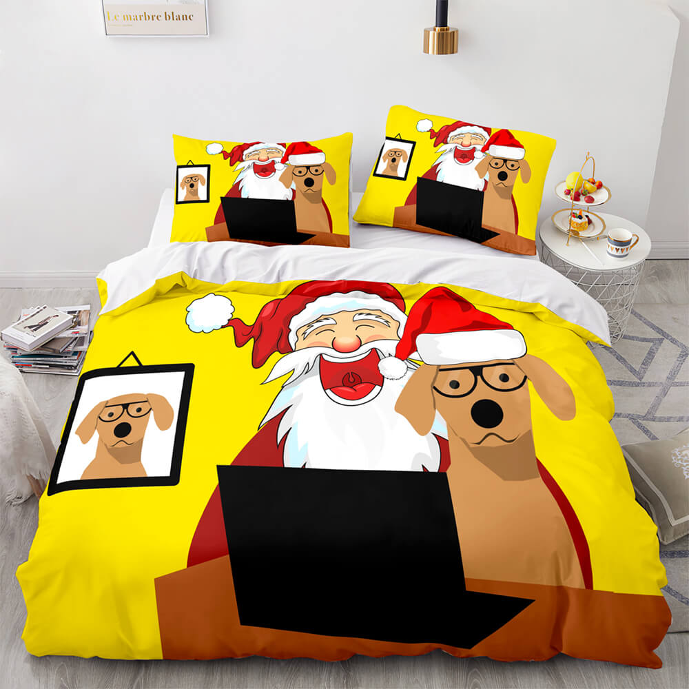 2024 NEW Merry Christmas Bedding Sets Kids Quilt Covers Room Decoration