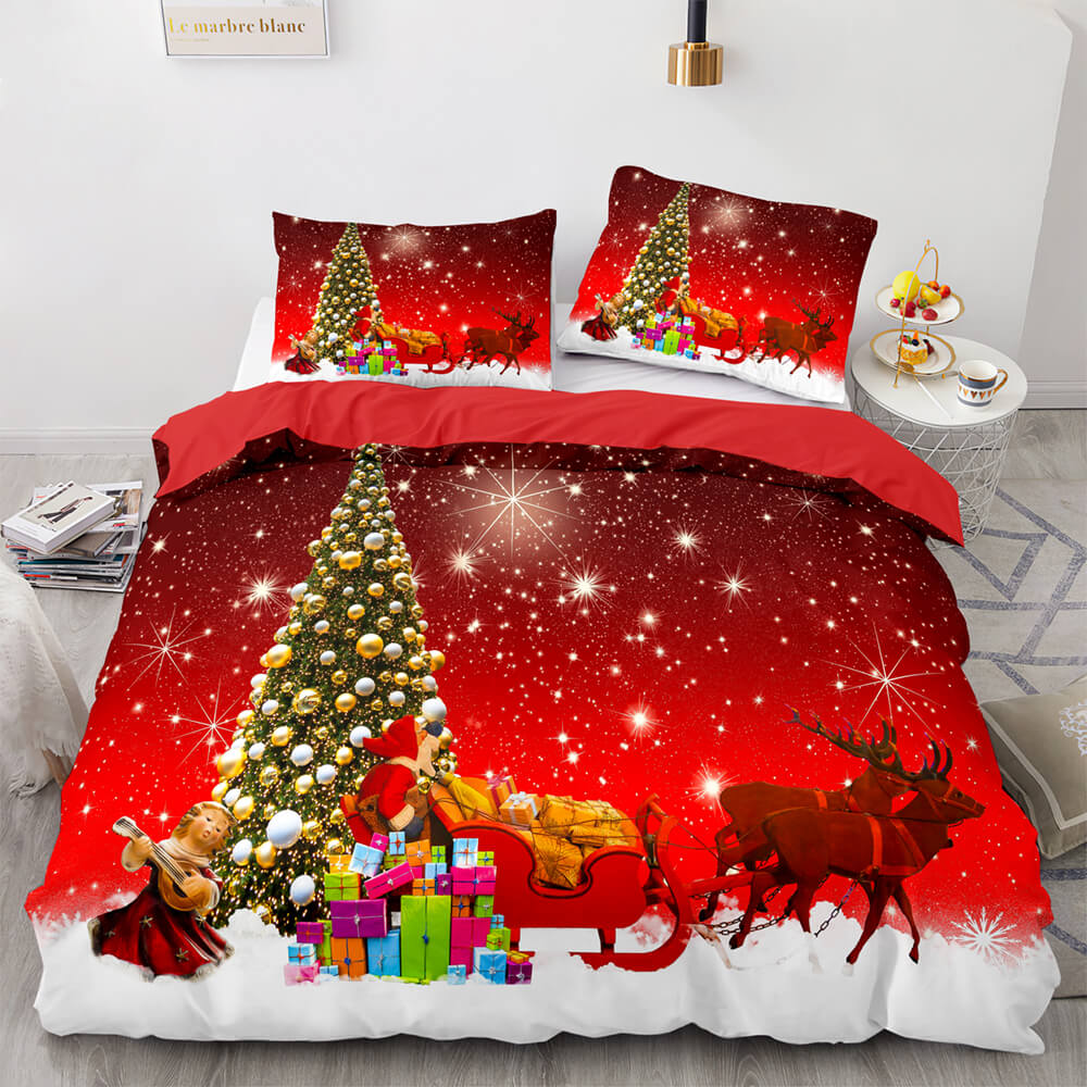 2024 NEW Merry Christmas Bedding Sets Kids Quilt Covers Room Decoration