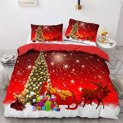 2024 NEW Merry Christmas Bedding Sets Kids Quilt Covers Room Decoration