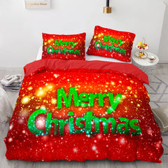 2024 NEW Merry Christmas Bedding Sets Kids Quilt Covers Room Decoration