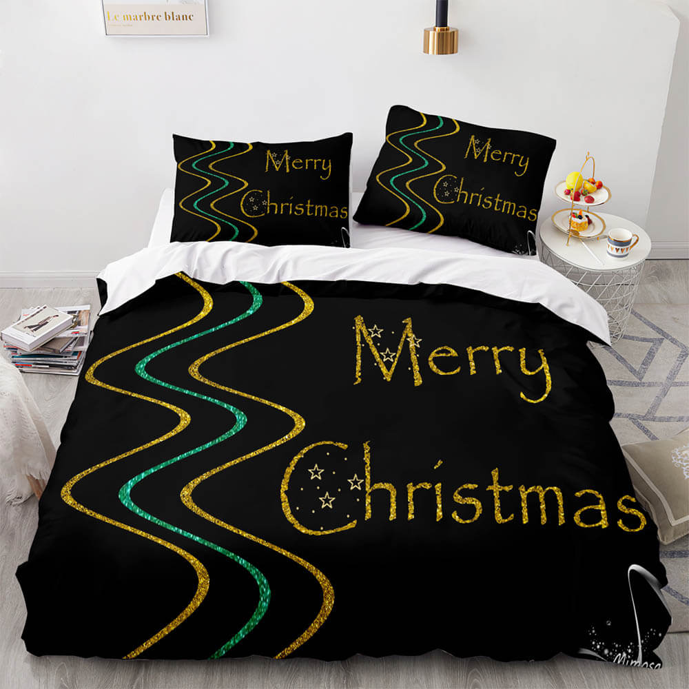 2024 NEW Merry Christmas Bedding Sets Kids Quilt Covers Room Decoration