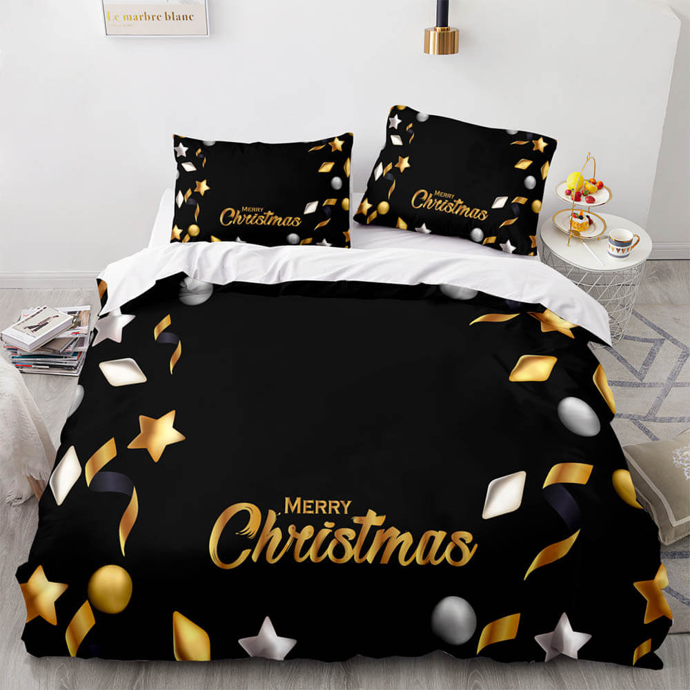 2024 NEW Merry Christmas Bedding Sets Kids Quilt Covers Room Decoration