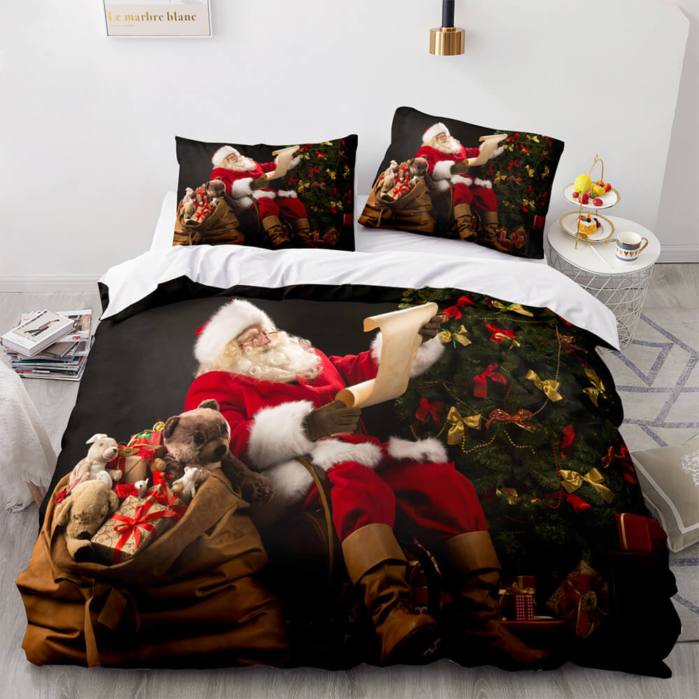 2024 NEW Merry Christmas Bedding Sets Kids Quilt Covers Room Decoration