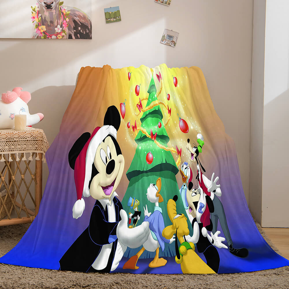 2024 NEW Merry Christmas Flannel Fleece Throw Cosplay Blanket