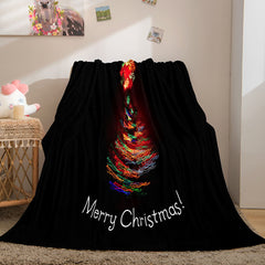 2024 NEW Merry Christmas Flannel Fleece Throw Cosplay Blanket