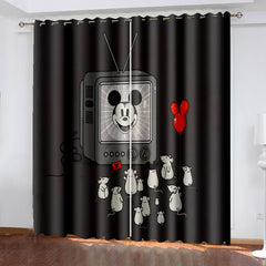 2024 NEW Mickey Mouse Curtains Blackout Window Drapes