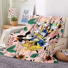 2024 NEW Mickey Mouse Donald Duck Blanket Flannel Fleece Throw Cosplay Blanket