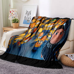 2024 NEW Minions The Rise of Gru Flannel Fleece Blanket Throw Cosplay Blankets