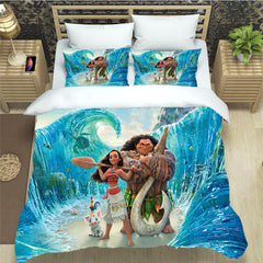 2024 NEW Moana Bedding Set Pattern Quilt Cover Without Filler