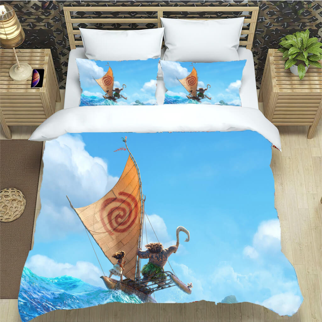 2024 NEW Moana Bedding Set Pattern Quilt Cover Without Filler