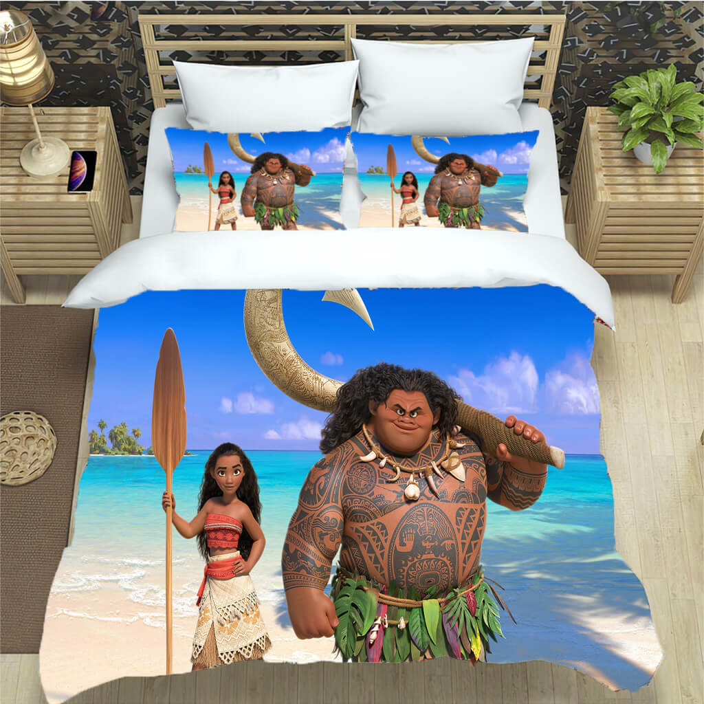 2024 NEW Moana Bedding Set Pattern Quilt Cover Without Filler