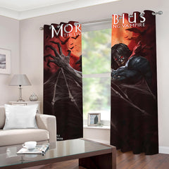 2024 NEW Morbius Curtains 2 Panels Blackout Window Drapes for Room Decoration