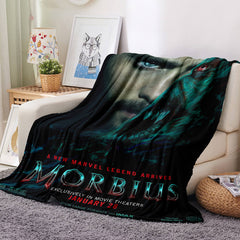 2024 NEW Morbius Flannel Fleece Blanket Throw Cosplay Blanket Room Decoration