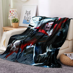 2024 NEW Morbius Flannel Fleece Blanket Throw Cosplay Blanket Room Decoration