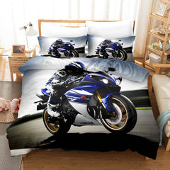 2024 NEW Motocross Dirt Bike Bedding Sets Quilt Covers Without Filler