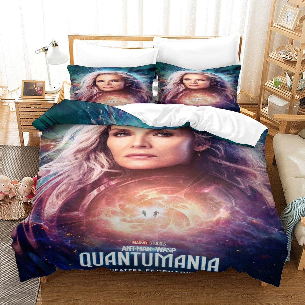 2024 NEW Movie Ant-Man and The Wasp Quantumania Bedding Set Quilt Cover