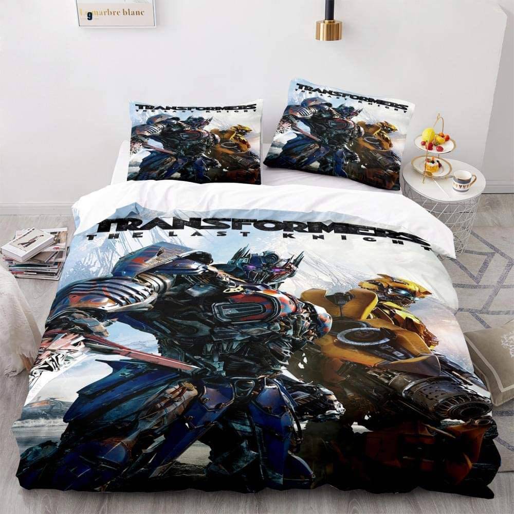 2024 NEW Movie Transformers Optimus Prime Bedding Sets Quilt Cover Without Filler