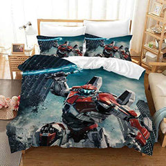 2024 NEW Movie Transformers Optimus Prime Bedding Sets Quilt Cover Without Filler