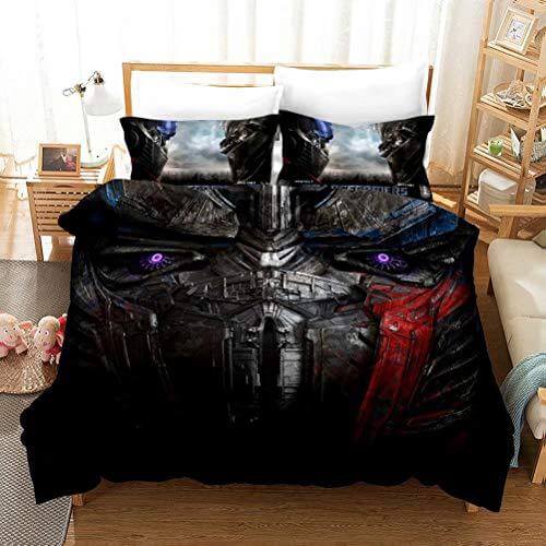 2024 NEW Movie Transformers Optimus Prime Bedding Sets Quilt Cover Without Filler