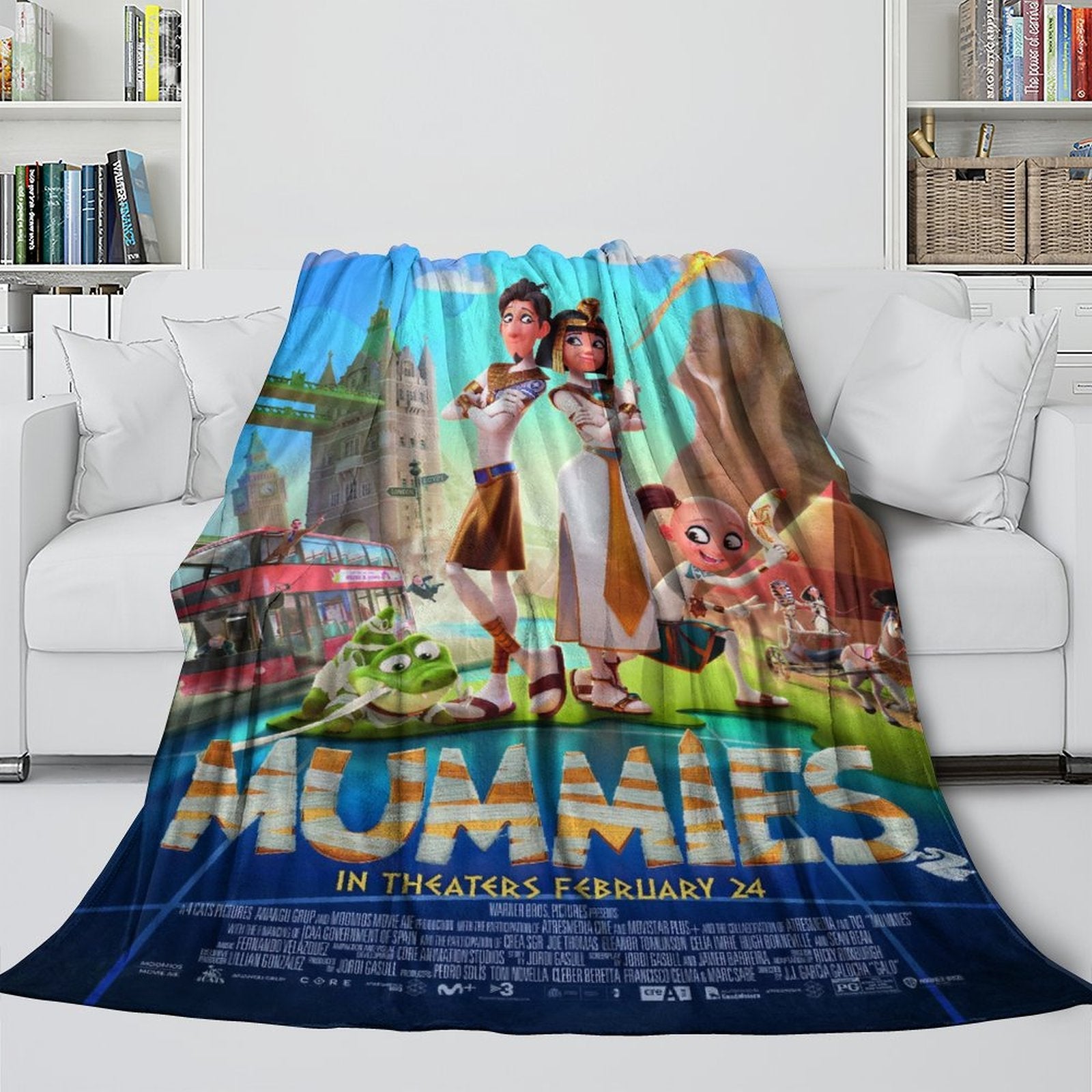 2024 NEW Mummies Blanket Flannel Fleece Throw Room Decoration