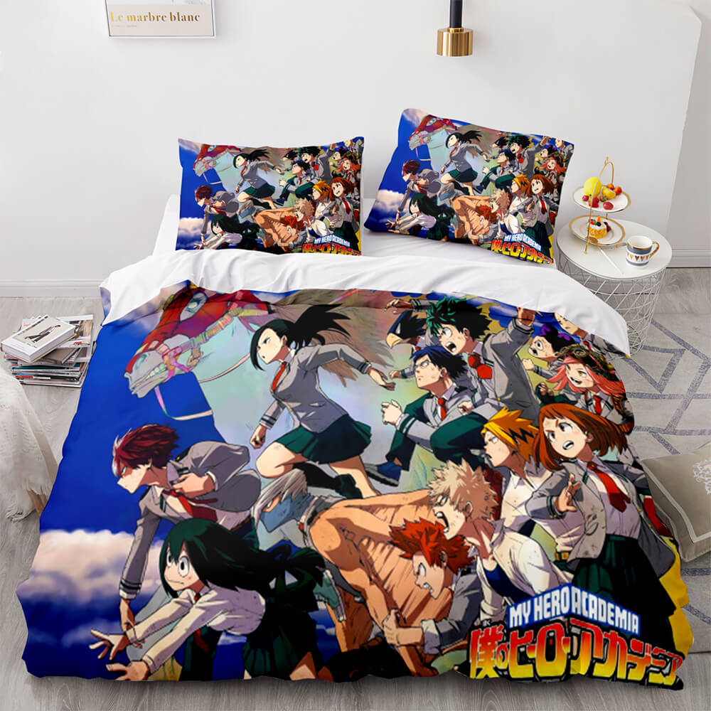 2024 NEW My Hero Academia Bedding Set Cosplay Quilt Covers Without Filler
