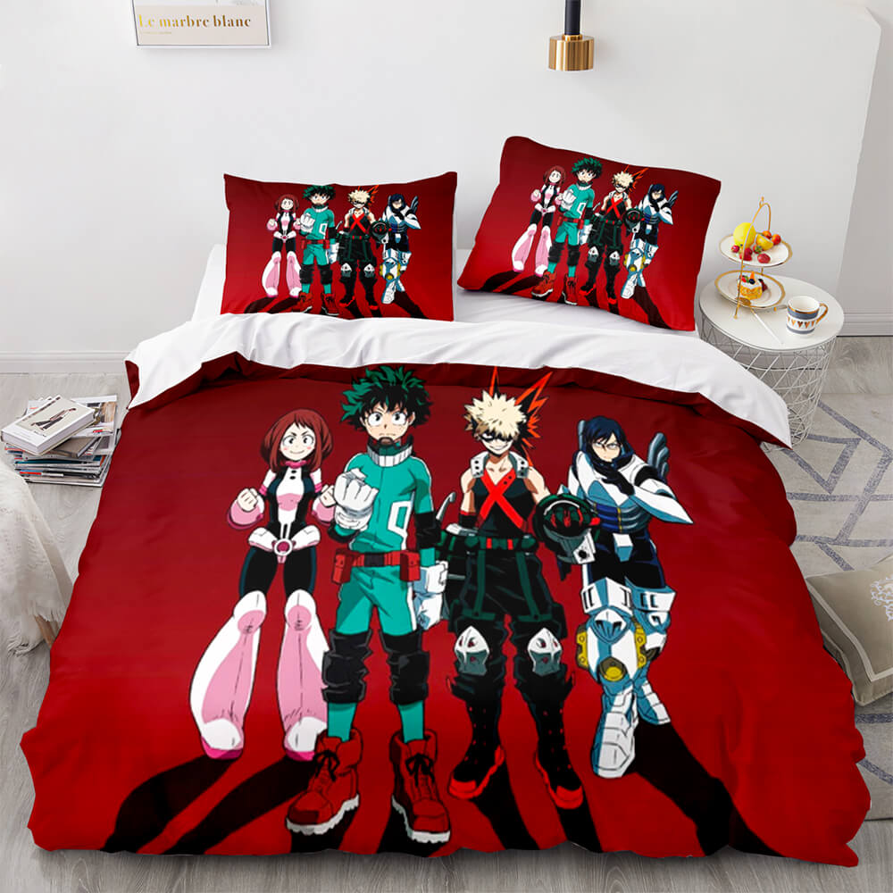 2024 NEW My Hero Academia Bedding Set Quilt Cover Without Filler