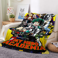 2024 NEW My Hero Academia Blanket Flannel Throw Room Decoration