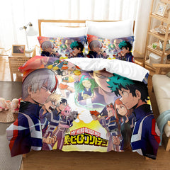 2024 NEW My Hero Academia Cosplay Bedding Set Quilt Cover
