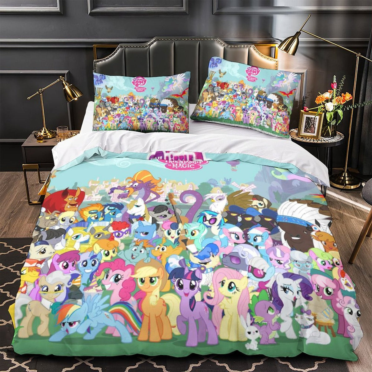 2024 NEW My Little Pony Bedding Set Quilt Duvet Cover Without Filler